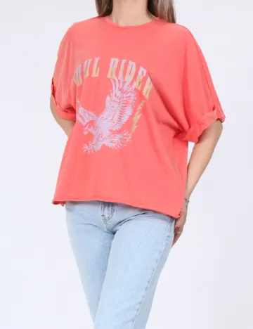Tricou Only, roz Roz