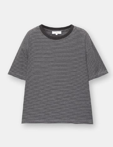 Tricou Pull&Bear, gri