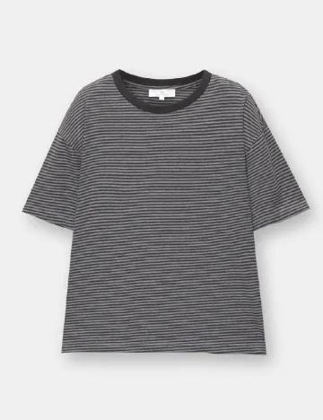 Tricou Pull&Bear, gri Gri
