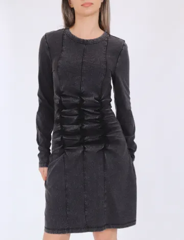 Rochie scurta Noisy May, gri