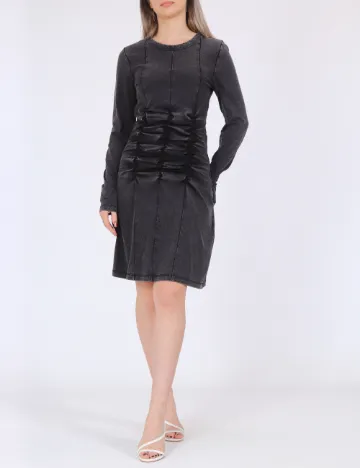 Rochie scurta Noisy May, gri
