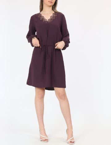 Rochie scurta Vero Moda, pruna