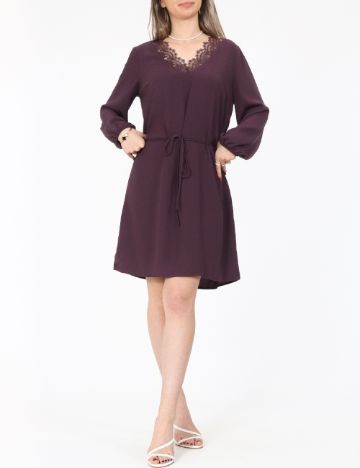 Rochie scurta Vero Moda, pruna