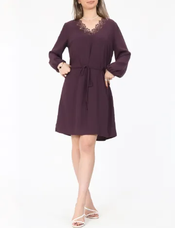 Rochie scurta Vero Moda, pruna