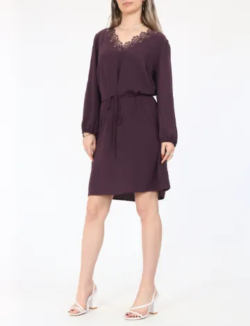 Rochie scurta Vero Moda, pruna