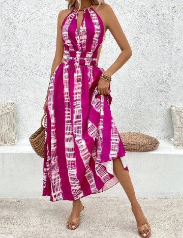 Rochie lunga SHEIN, magenta