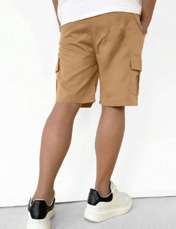 Pantaloni scurti Shein Kids, maro