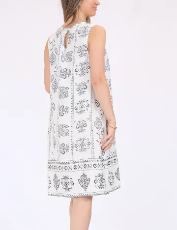 Rochie scurta Jacqueline de Yong, alb