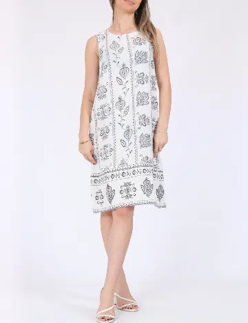 Rochie scurta Jacqueline de Yong, alb