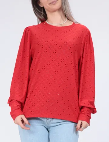 Bluza Jacqueline de Yong, rosu