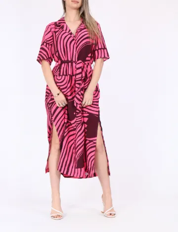 Rochie medie Jacqueline de Yong, roz