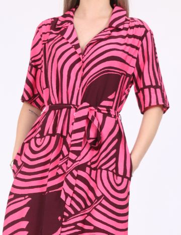 Rochie medie Jacqueline de Yong, roz