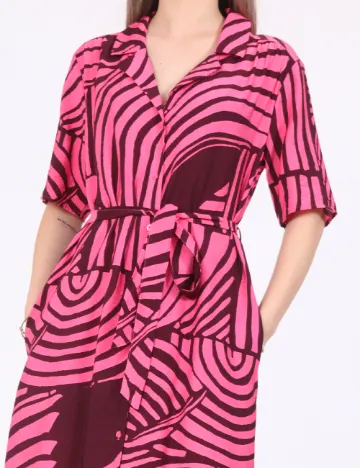 Rochie medie Jacqueline de Yong, roz