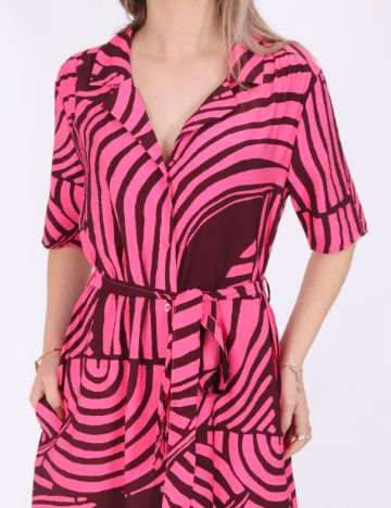 Rochie medie Jacqueline de Yong, roz