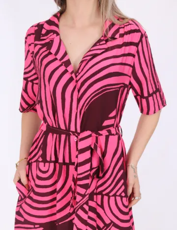 Rochie medie Jacqueline de Yong, roz