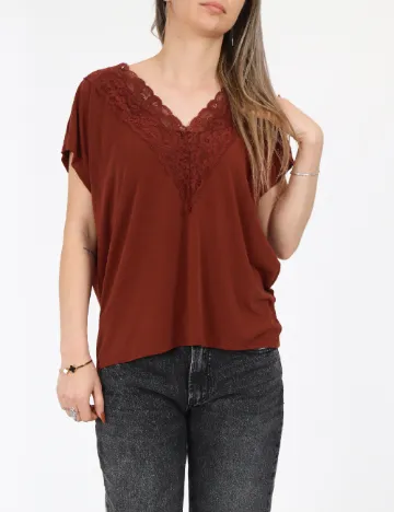 Bluza Vero Moda, caramiziu Maro