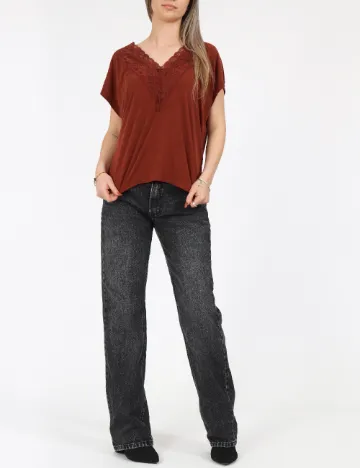 Bluza Vero Moda, caramiziu Maro