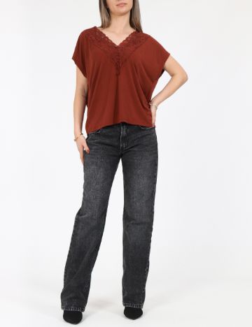 Bluza Vero Moda, caramiziu
