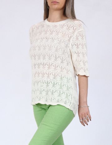 Bluza Jacqueline de Yong, crem