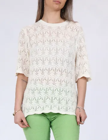 Bluza Jacqueline de Yong, crem