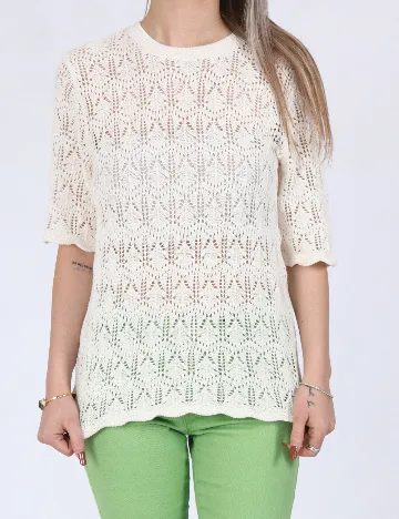 Bluza Jacqueline de Yong, crem