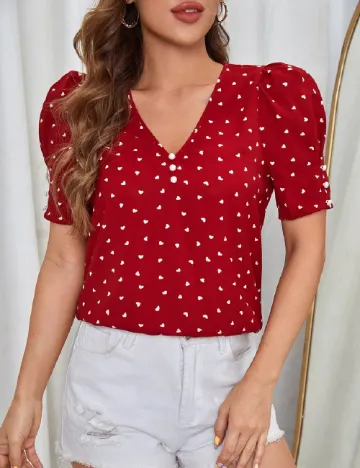Bluza SHEIN, rosu