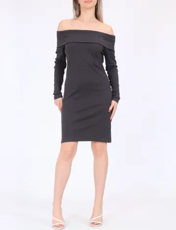Rochie scurta Noisy May, gri