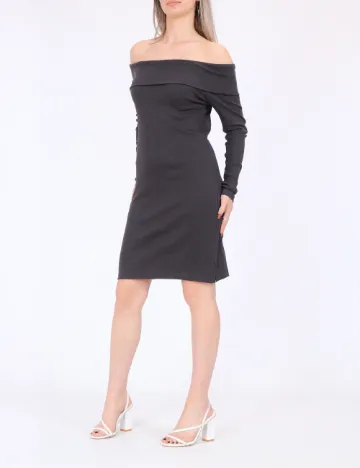 Rochie scurta Noisy May, gri