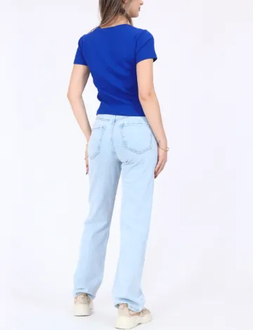 Tricou Vero Moda, albastru Albastru