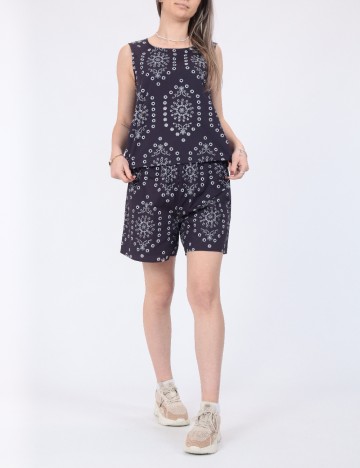 Pantaloni scurti Jacqueline de Yong, mov