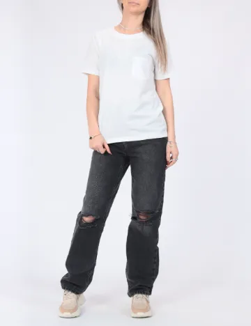 Tricou Jacqueline de Yong, alb