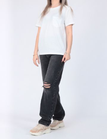 Tricou Jacqueline de Yong, alb