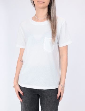 Tricou Jacqueline de Yong, alb