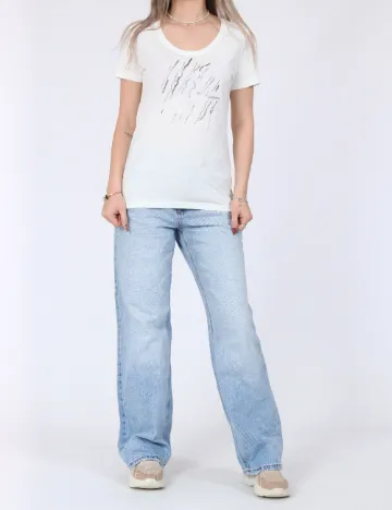Tricou s.Oliver, alb Alb