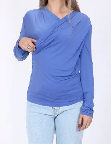 Bluza Jacqueline de Yong, albastru