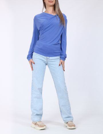 Bluza Jacqueline de Yong, albastru