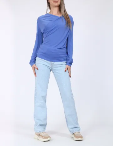 Bluza Jacqueline de Yong, albastru