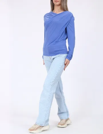 Bluza Jacqueline de Yong, albastru