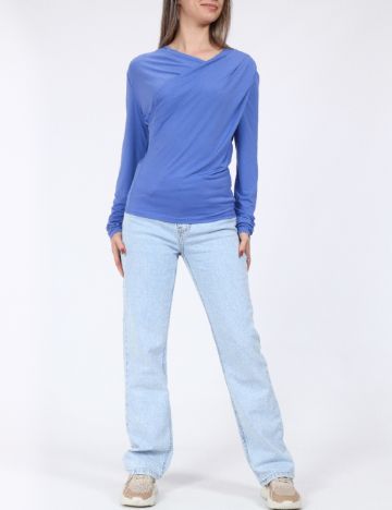 Bluza Jacqueline de Yong, albastru