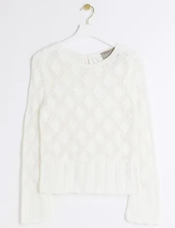 Bluza River Island, alb