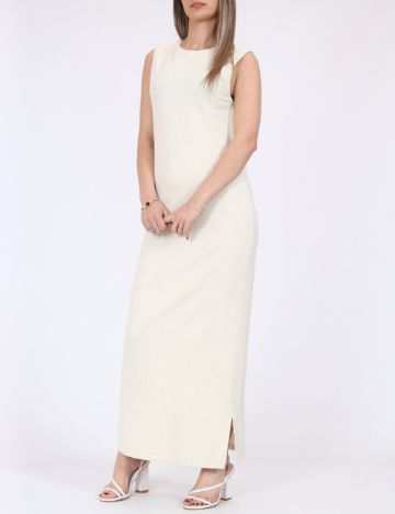 Rochie lunga Jacqueline de Yong, crem