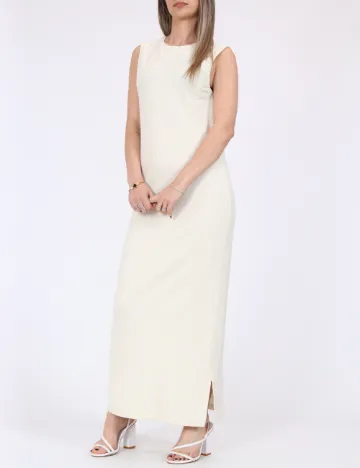 Rochie lunga Jacqueline de Yong, crem Crem