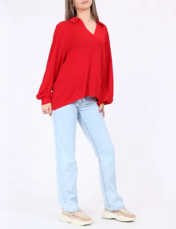 Bluza Vero Moda, rosu Rosu