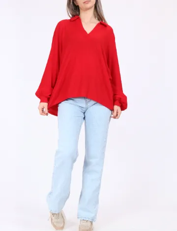 Bluza Vero Moda, rosu Rosu