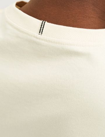 Tricou Jack&Jones, crem