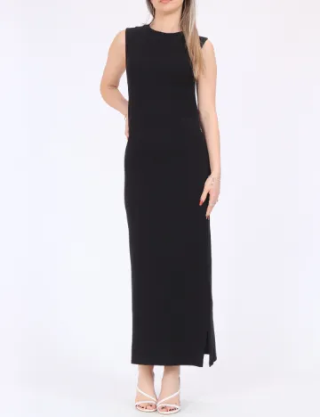 Rochie lunga Jacqueline de Yong, negru Negru