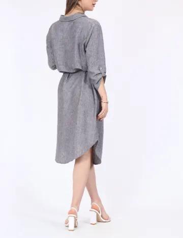 Rochie medie Jacqueline de Yong, gri