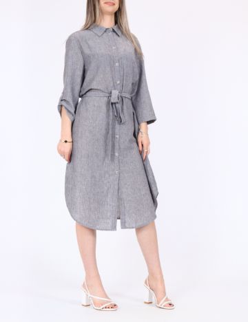 Rochie medie Jacqueline de Yong, gri
