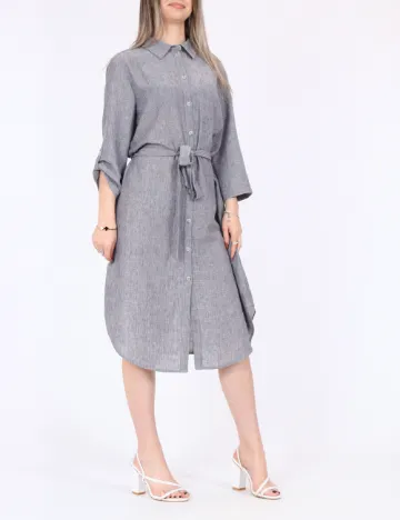 Rochie medie Jacqueline de Yong, gri