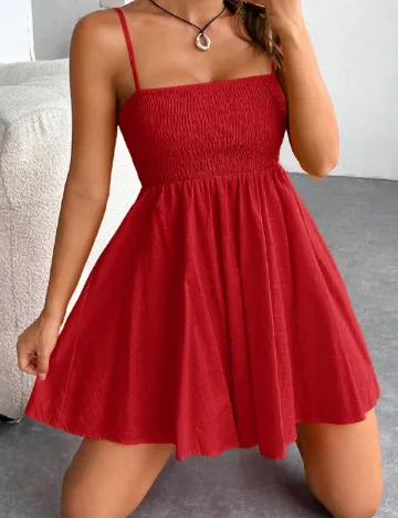 Rochie scurta SHEIN, rosu Rosu
